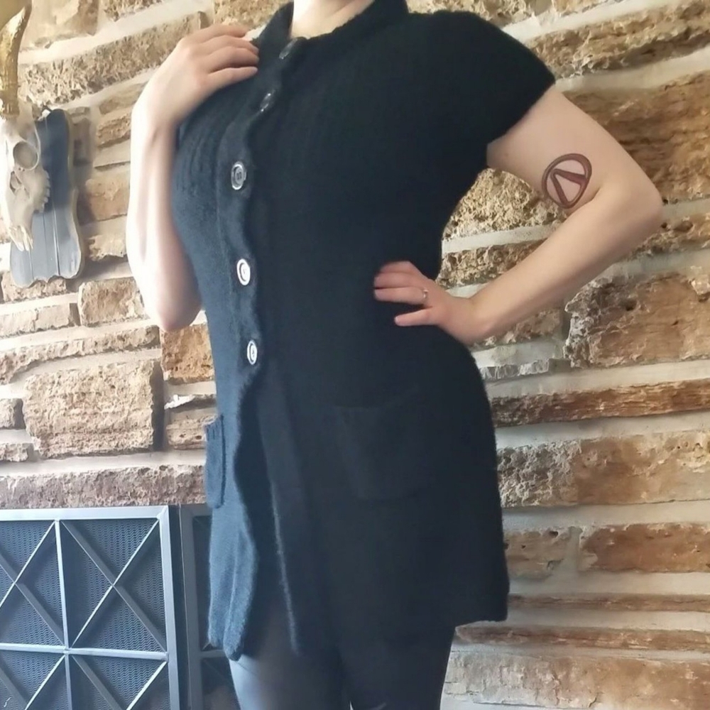 Black Knit Dress